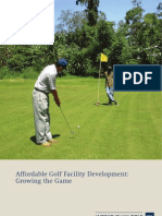 Affordable Golf Facility Development - Growing The Game Oct 2012