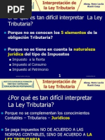 1 Porque Es Tan Dificil Interpretar La Ley Tributaria-1