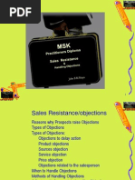 8-Handling Objections -Sales Resistance