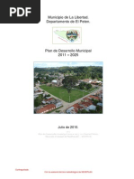 Plan de Desarrollo Municipal 2010-2025 La Libertad Peten