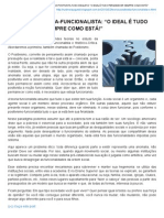 Educação em Foco - Teoria Positivista-Funcionalista - "O Ideal É Tudo Permanecer Sempre Como Está!"