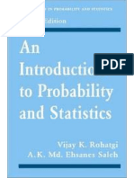 Rohatgi - An Introduction To Probability and Statistics