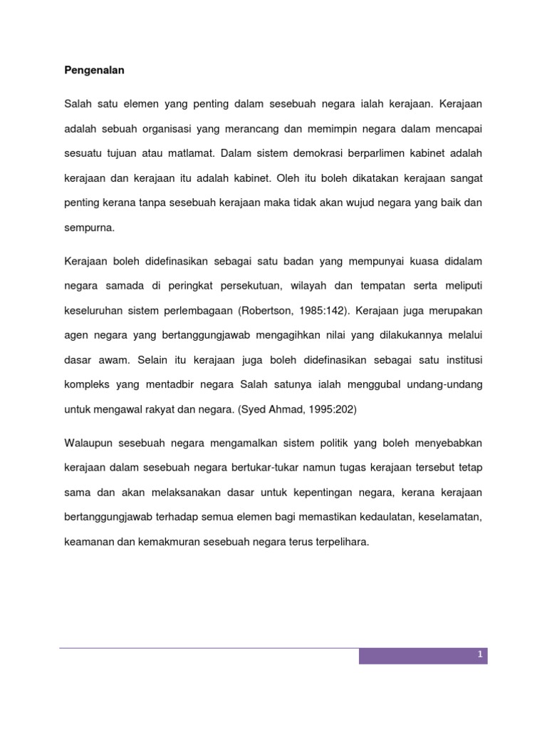 Jenis Jenis Kerajaan Pdf
