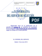 NOTA INFORMATIVA Actualizacion Plantilla Examen B PDF
