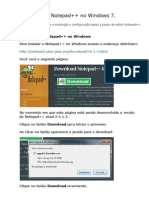 Instalando o Notepad++