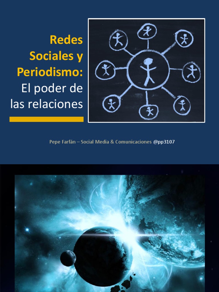 REDES SOCIALES Y PERIODISMO: El Poder de Las Relaciones | PDF | Google ...