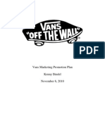 Vans Final Marketing Project