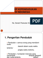 Konsep Kependudukan Di Indonesia