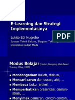 E-Learning Dan Implementasinya