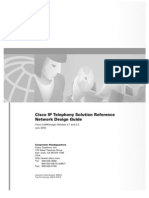 Cisco IP Telephony Solution Reference Network Design Guide