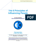 The 6 Principles of Influencing People