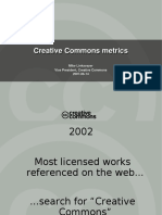 Creative Commons Metrics Presentation