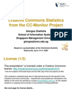 Creative Commons Statistics from the CC Monitor Project