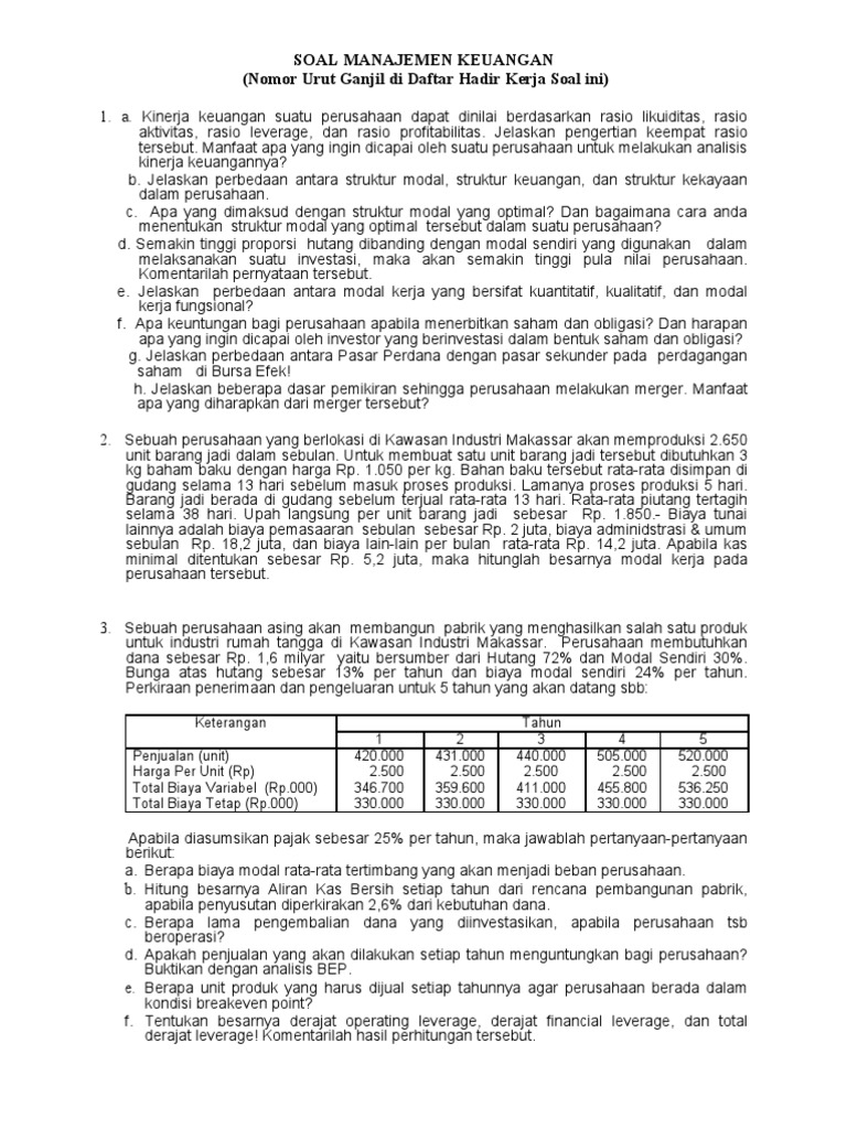 Soal Tanya Jawab Materi Obligasi