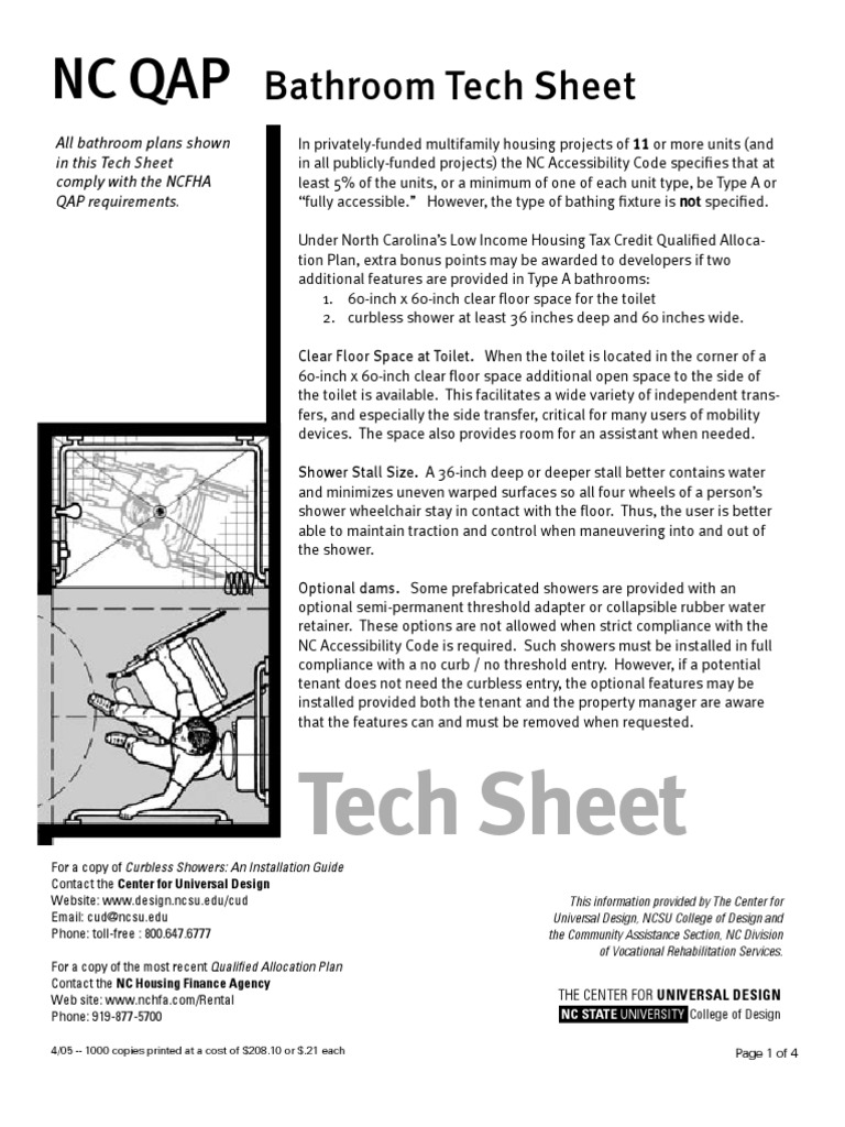 ADA Bathroom Design | PDF | Bathroom | Shower