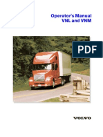 Volvo Operator s Manual VNL and VNM 2001
