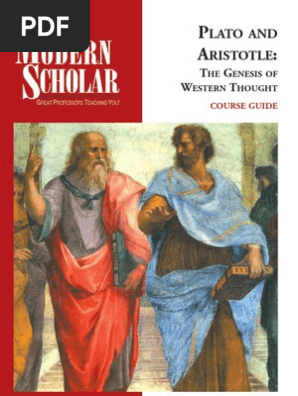 Plato And Aristotle The Genesis Of Western Thought Aryeh - 
