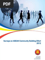 Download Surveys on ASEAN Community Building Effort 2012  by ASEAN SN130290090 doc pdf