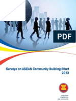 Surveys on ASEAN Community Building Effort 2012 