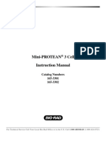 BIO RAD INC - Miniprotean3 Cell Manual