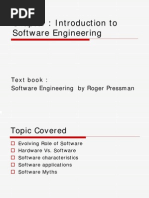 Chapter: Introduction To Software Engineering: Text Book