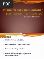 Transactional Analysis and Interpersonal Communication