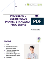 Promjene U Sestrinskoj Praksi - Standardi