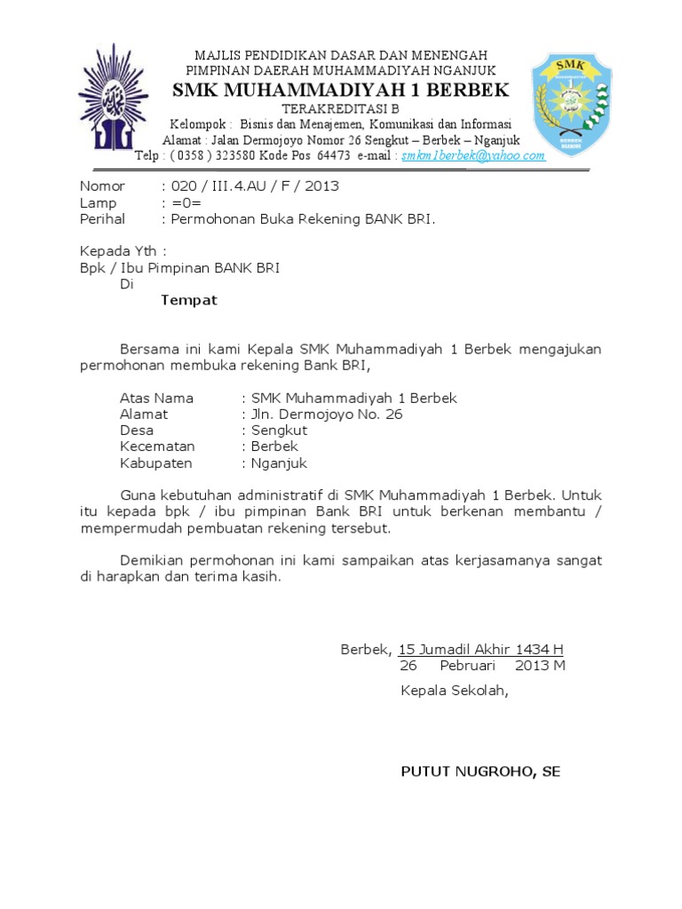PERMOHONAN BUKA REKENING.doc