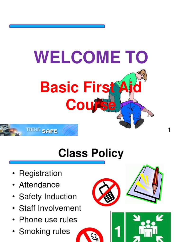 Basic First Aid PWR Point Presentation PDF First Aid Cardiopulmonary Resuscitation