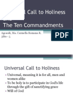 Universal Call To Holiness