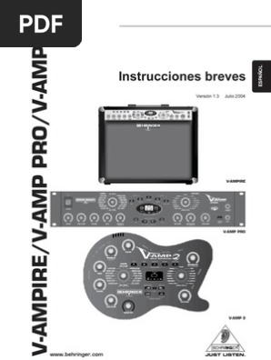 Behringer V Amp 2 Pdf Altoparlante Auriculares