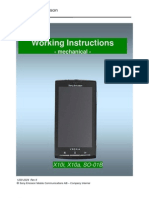 Sony Ericsson Xperia X10 Working Instructions v6