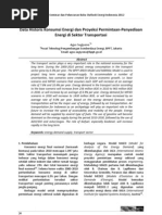 Download Proyeksi Permintaan-Penyediaan Energi di Sektor Transportasi by Agus Sugiyono SN130308601 doc pdf
