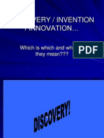 Discovery Invention Innovation CMP