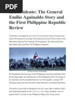 Download El Presidente Reaction Paper by Kelly Joyce Rafols SN130311284 doc pdf