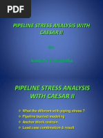 Pipeline Stress Analysis With Caesar II