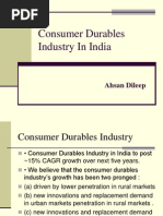 Consumer Durables Industry in India