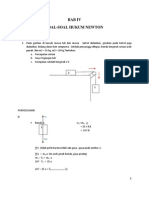 BAB IV SOAL-SOAL HUKUM NEWTON.docx