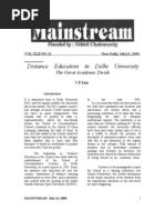 Download Distance Education in Delhi University-The Great Academic Divide by VPJain SN13032 doc pdf
