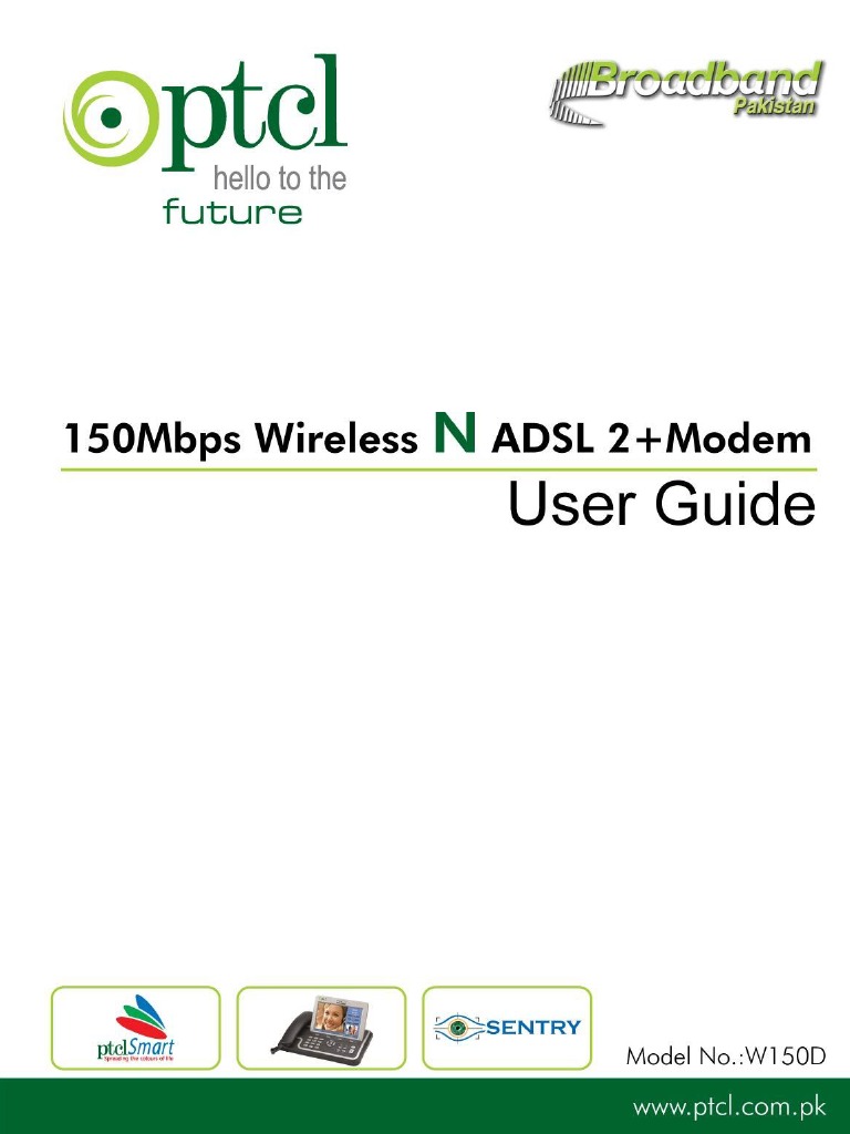 PTCL DSL Installation Guide PDF Ip Address Router
