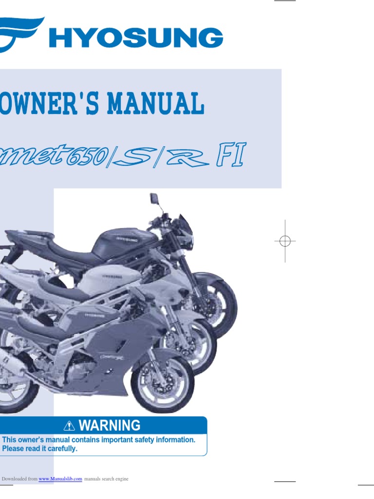 Hyosung GT650 EFI Service Manual | Manual Transmission | Transmission  (Mechanics)