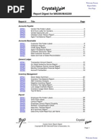 Download Crystal Catalog of MAS90 Reports by Wayne Schulz SN13032673 doc pdf