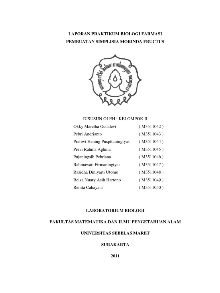 Laporan Praktikum Biologi Farmasi New
