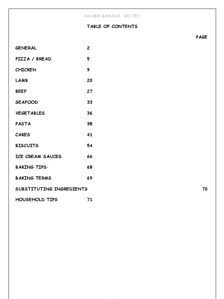 Indian Recipes PDF Curry Custard