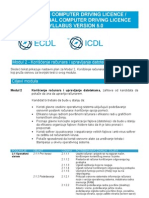 ECDL - ICDL Syllabus Version 5.0 Srpski Modul 2
