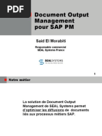 SAP PM Génération,impression, distribution,publication des dossiers de Maintenance