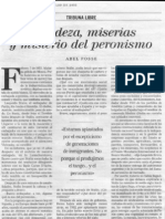 Grandeza, miserias y misterio del peronismo (Abel Posse)