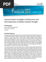 1 The Concept of Deterrence in Arab and MuslimThought - Classical Islamic Paradigms of Deterrence Andtheir Expression in Modern Islamist Thought