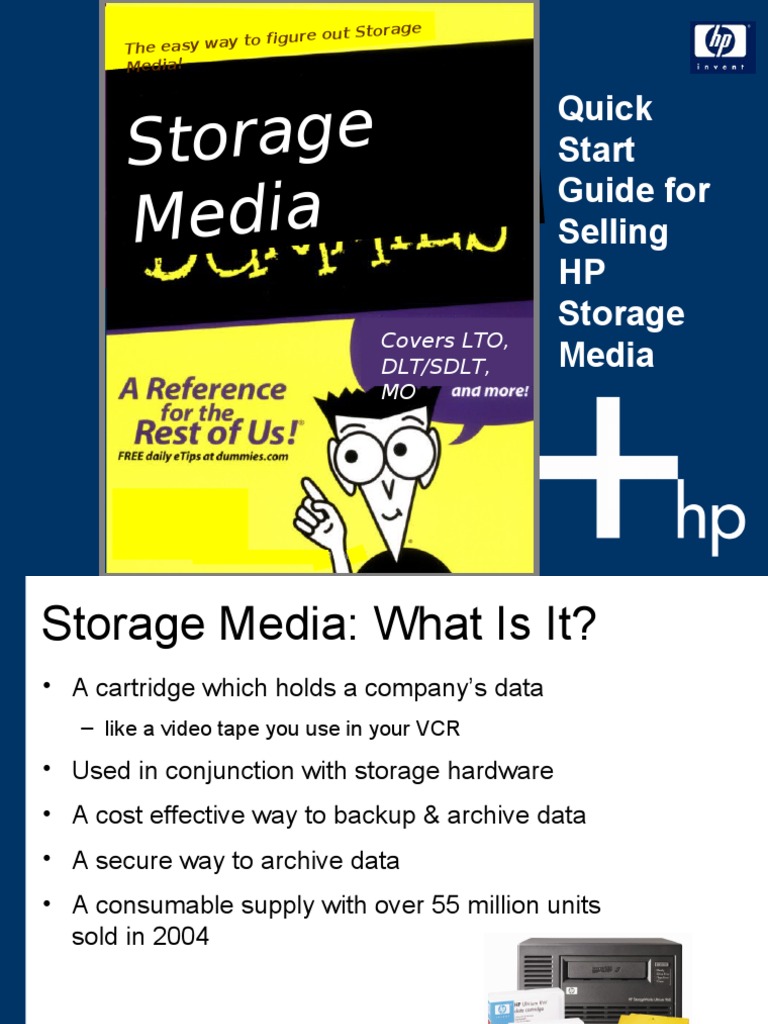 HP Storage Media Sales Guide | PDF | Computer Data Storage | Storage Media