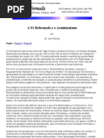 Igreja Presbiteriana Ortodoxa Betel - FÉ REFORMADA E O ARMINIANISMO